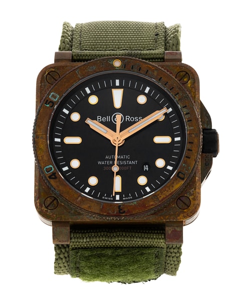 Bell and Ross BR03-92 BR0392-D-BL-BR/SCA